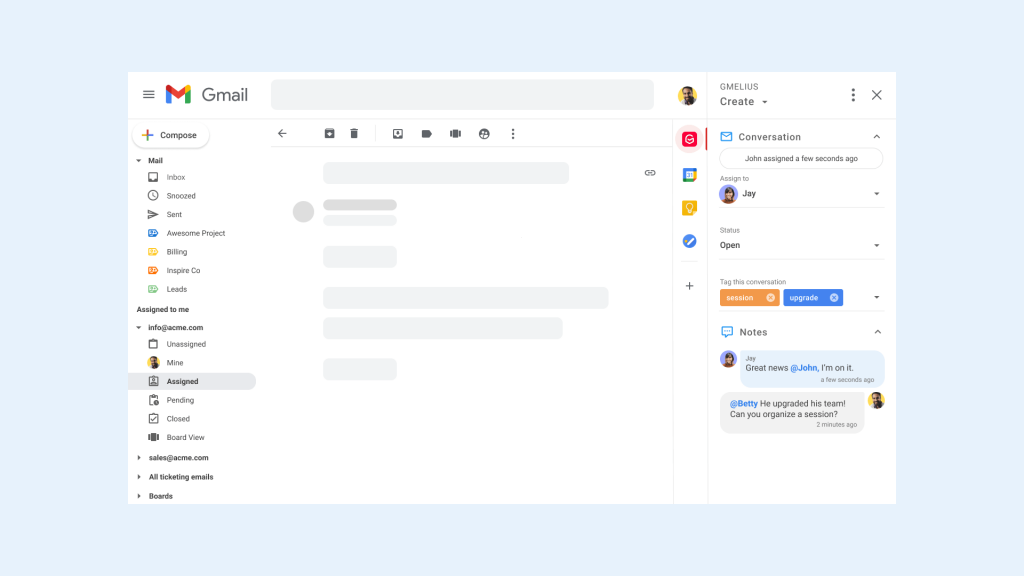 Shared Mailbox in Gmail